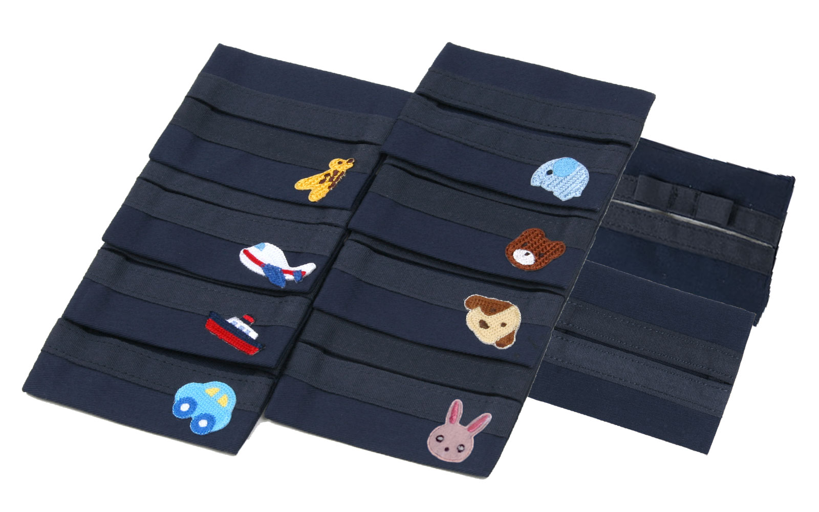 お子様のポケットにはみ出さず入る<br>お子様サイズ用ティッシュケース 紺色無地