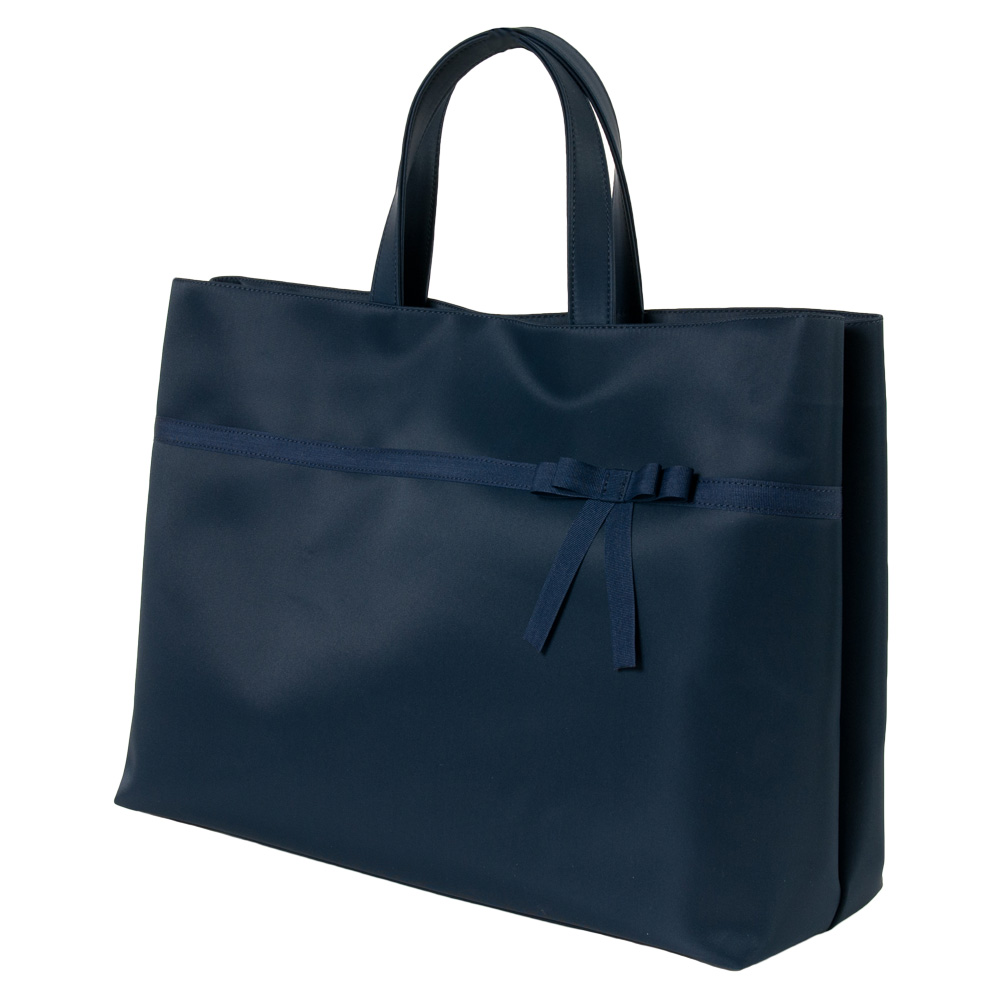 B4サイズ対応 日本製 完全自立型 お受験バッグ ナイロンサテンビッグ