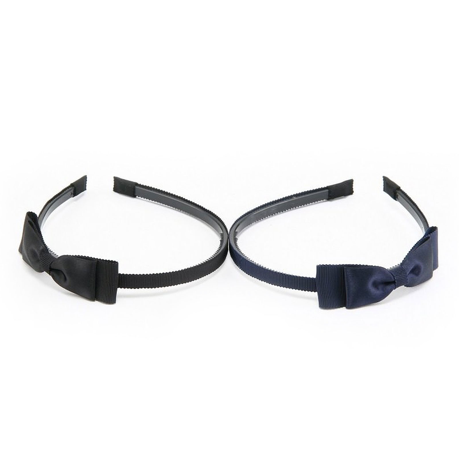 グログランとサテンリボンカチューシャ 完全日本製 百貨店品質 : お