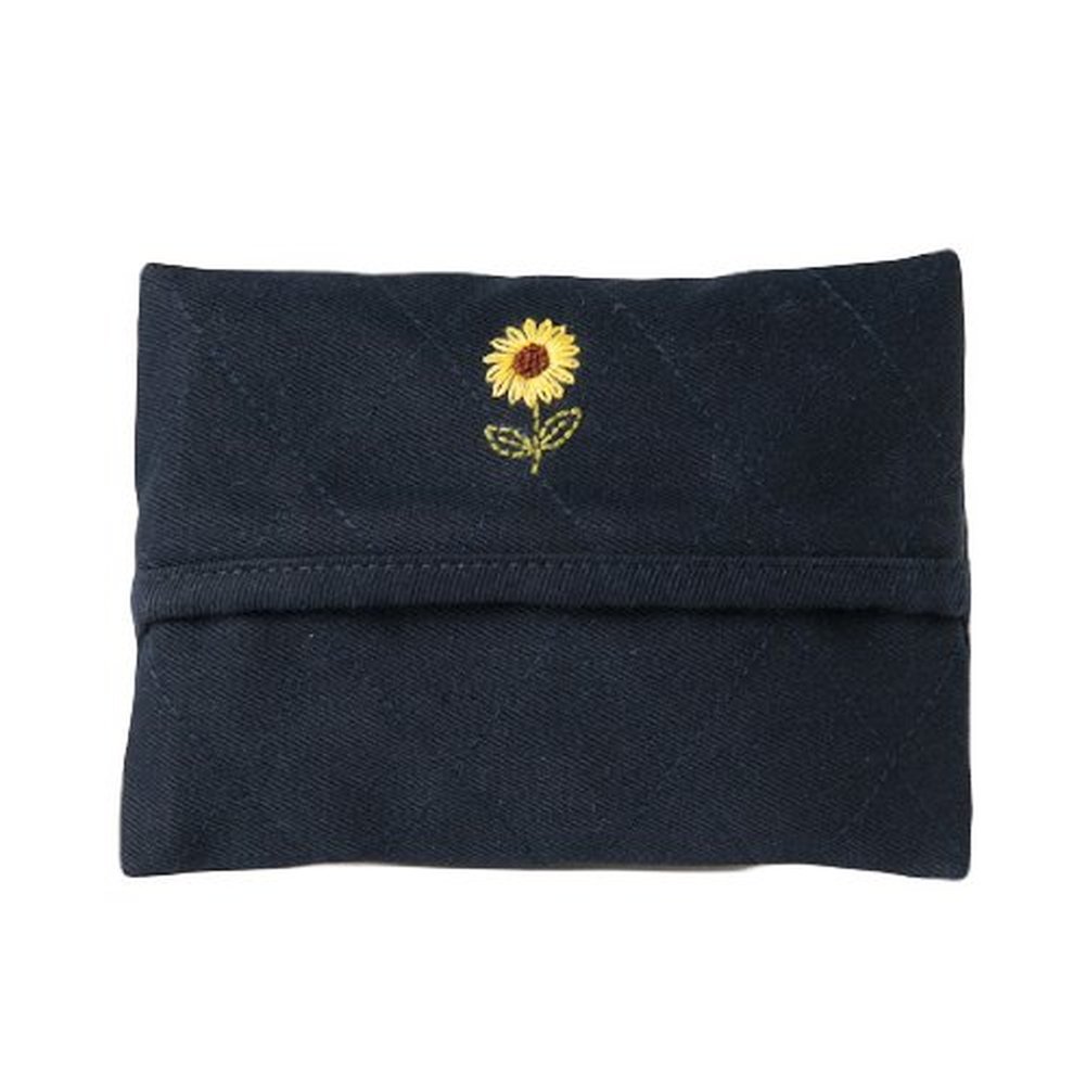 手刺繍ティッシュケース