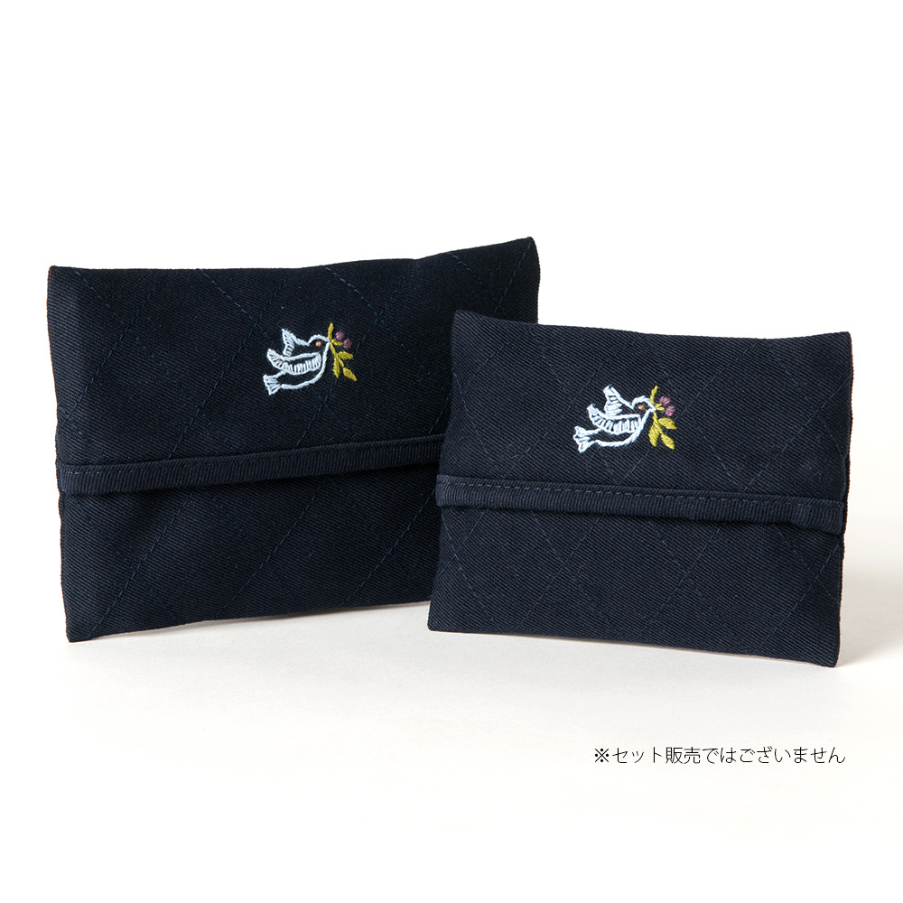 手刺繍ティッシュケース