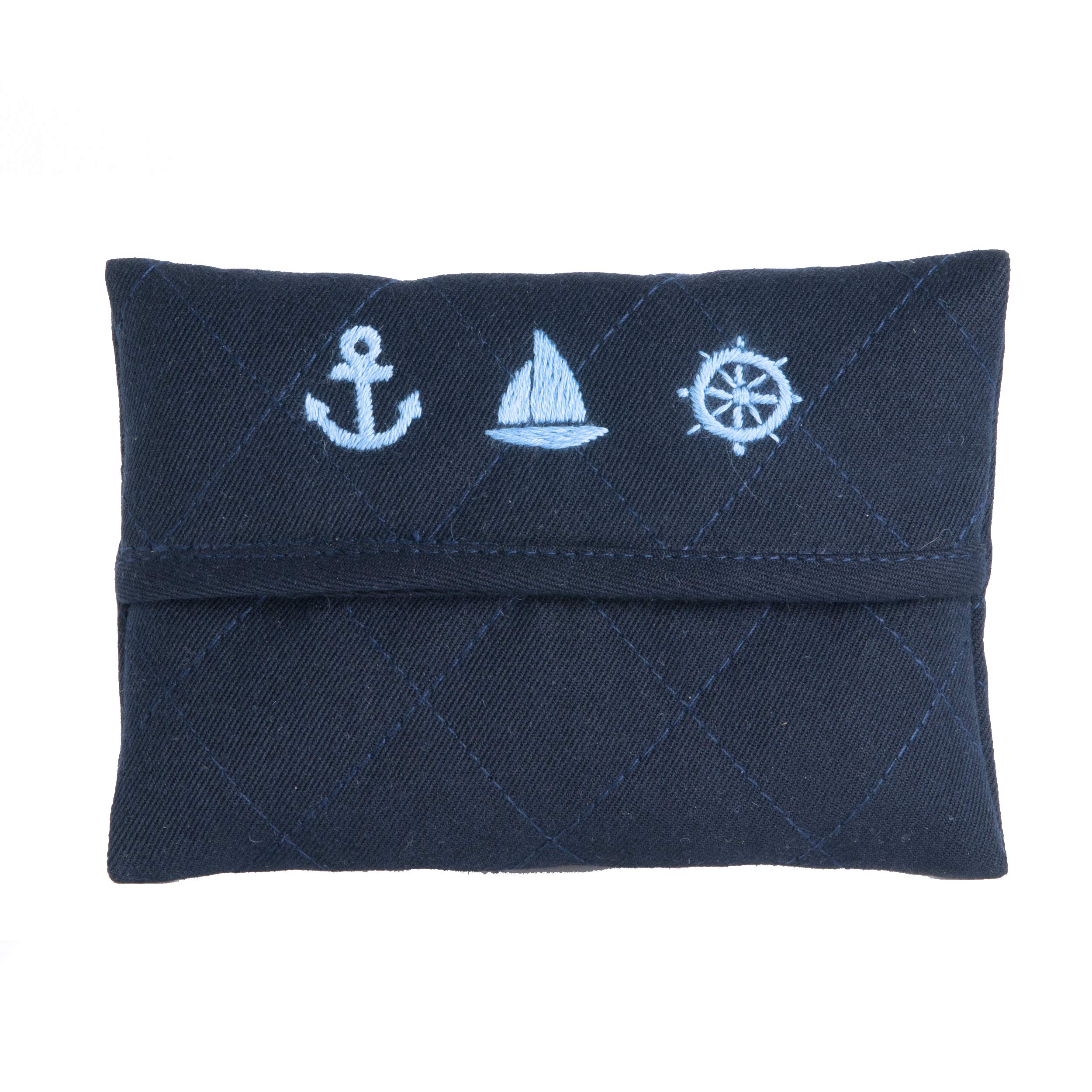 手刺繍ティッシュケース