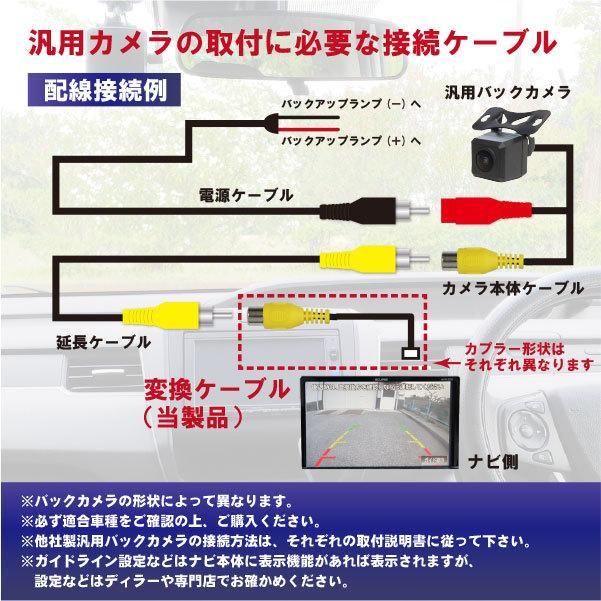 バックカメラ 変換 ハーネス 入力変換 接続ア...の詳細画像2