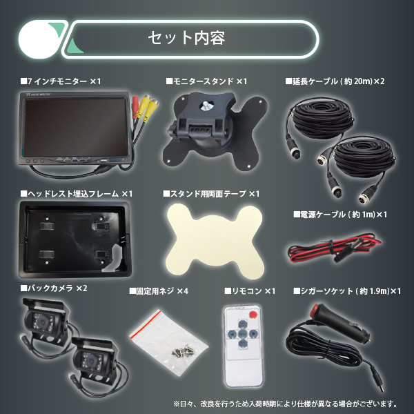 限定セール　バックカメラ　➕　ETC 2点 まとめ商品 レビュー特典あり】バックカメラ 2個 モニター セット 本州一律