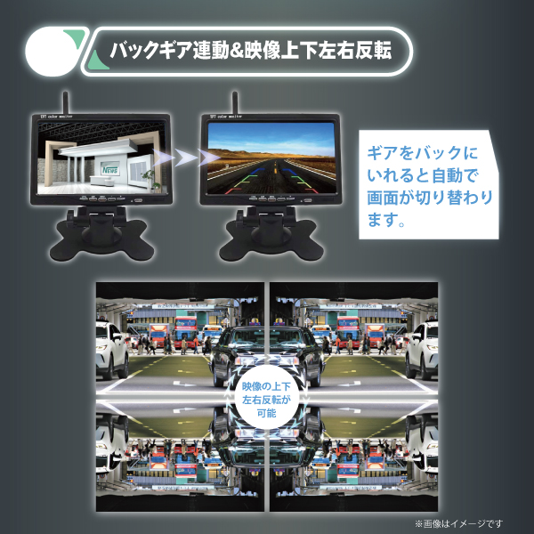レビュー特典あり】バックカメラ 2個 モニター セット 本州一律