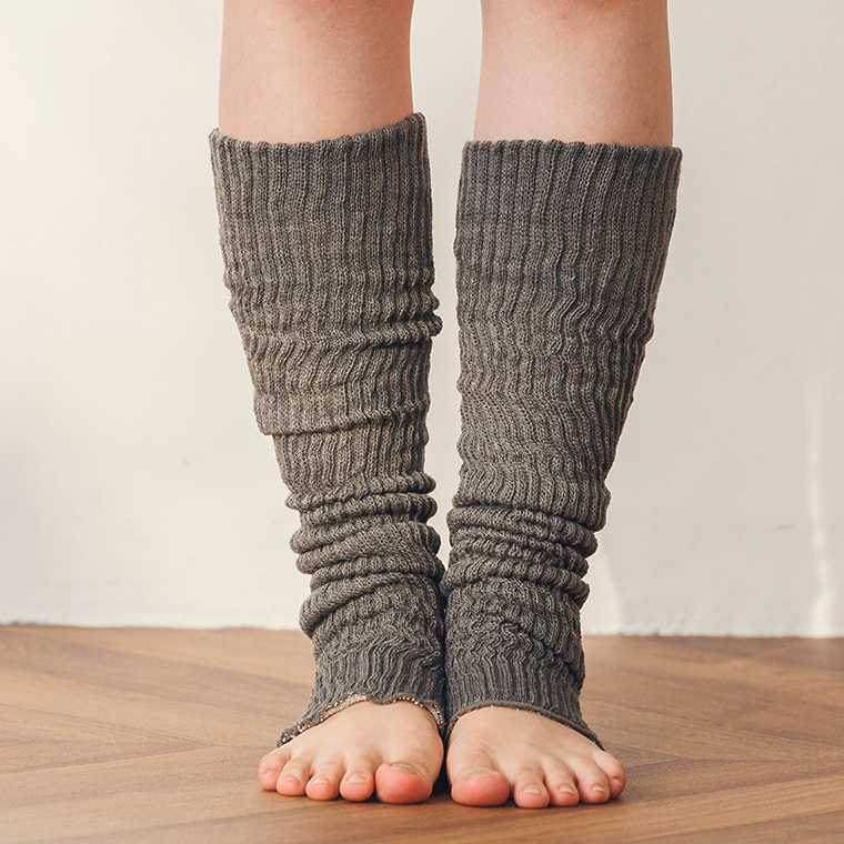 レッグウォーマー レディース 足首ウォーマー ぽかぽか アームカバー ヨガ 冬 秋 締め付けない 厚手 シルク混 温める 日本製 冷え アームウォーマー | Lee.che | 03
