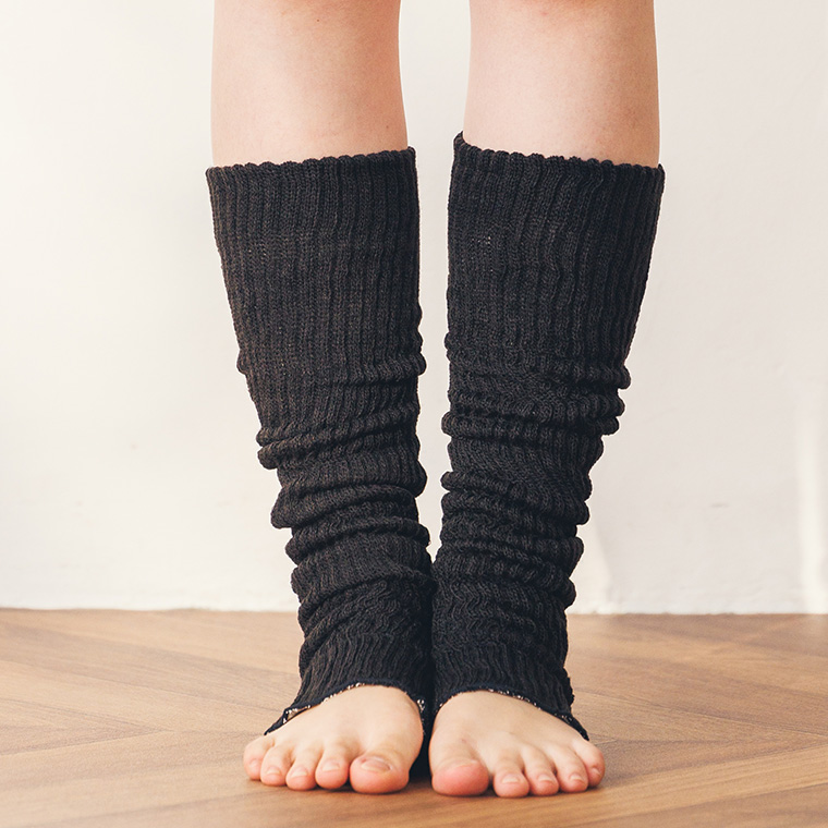 レッグウォーマー レディース 足首ウォーマー ぽかぽか アームカバー ヨガ 冬 秋 締め付けない 厚手 シルク混 温める 日本製 冷え アームウォーマー | Lee.che | 02