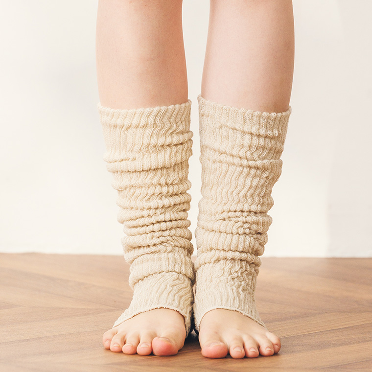 レッグウォーマー レディース 足首ウォーマー ぽかぽか アームカバー ヨガ 冬 秋 締め付けない 厚手 シルク混 温める 日本製 冷え アームウォーマー | Lee.che | 01