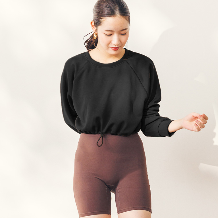 Lee.che（リーチェ） ヨガウェア トップス カットソー 長袖 長袖