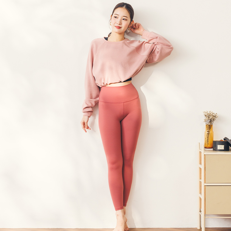 Lee.che（リーチェ） ヨガウェア トップス カットソー 長袖 長袖