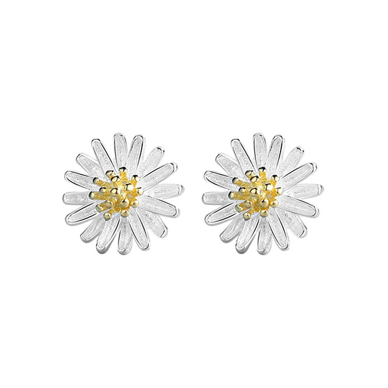 ピアス 金属アレルギー対応 花 レディース フラワー シルバー