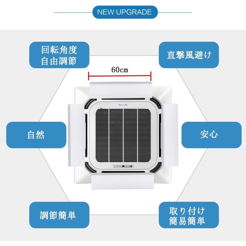 特価【改良版.応援特売】 エアコン エアコン風よけカバー エアコン用風よけ板 風の直撃防止 冷房暖房通用 風向き角度調節板 穴あけ不要 取り付け簡単  均一導風 :xlg7212:happy-home - 通販 - Yahoo!ショッピング