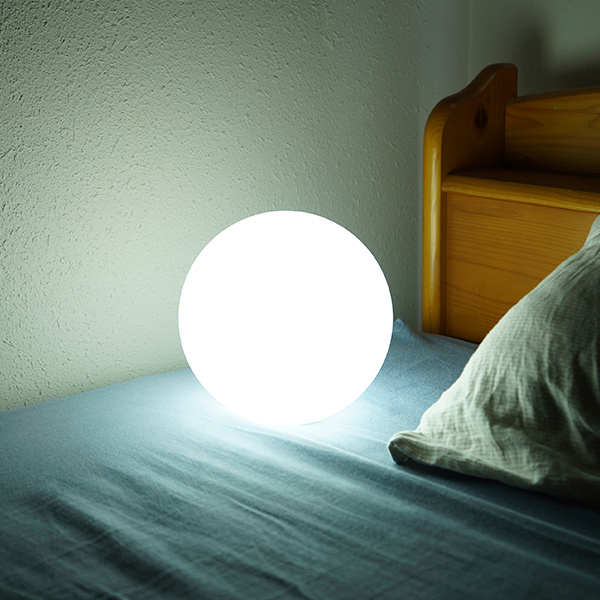 防水 LED インテリア ライト MOON LIGHT BALL 20 充電式〔間接照明 