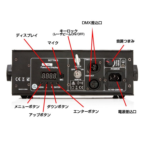 レーザー 照明 コンサート