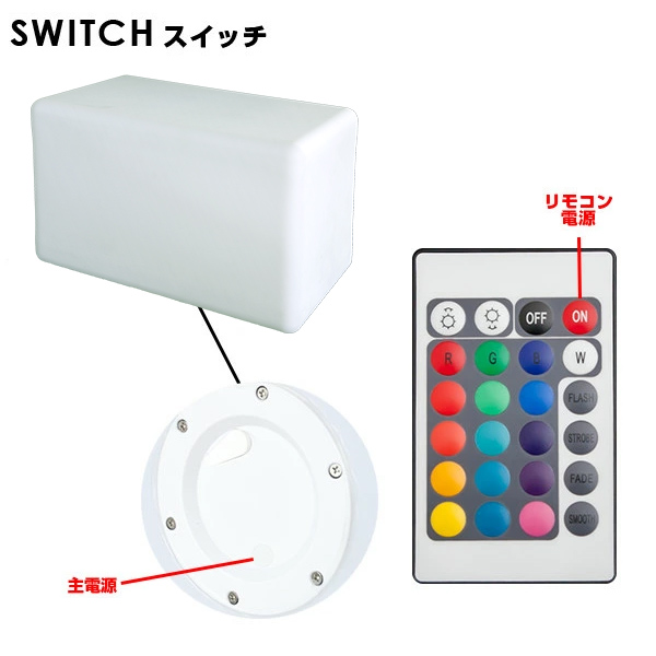 光る サイドテーブル