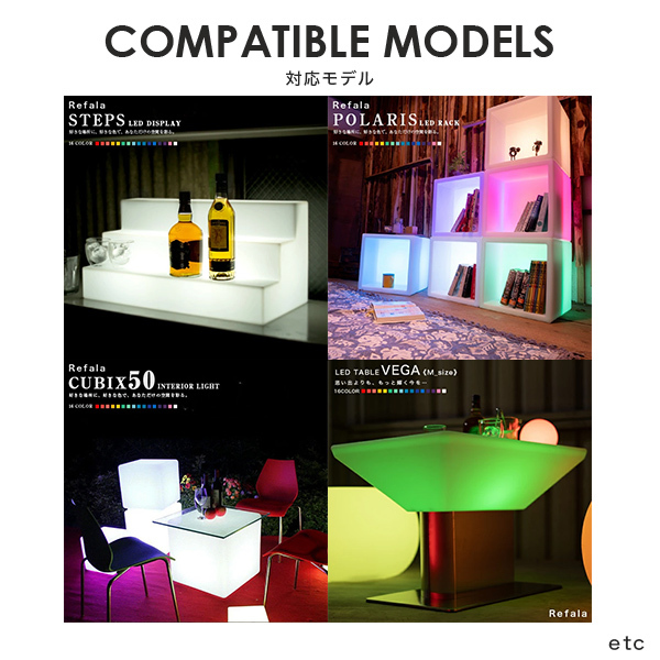 光る インテリア LED ユニット