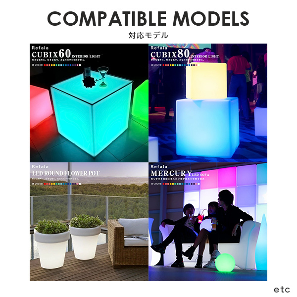 光る インテリア LED ユニット