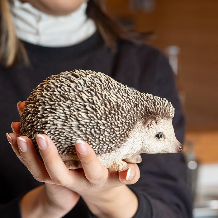 ハリネズミ 置物 ガーデニング 雑貨 ガーデン オーナメント オブジェ 〔 ピグミーヘッジホッグ 犬 猫 庭 ペット WooBia : wb0021  : 光るインテリアのHAPPY JOINT - 通販 - Yahoo!ショッピング