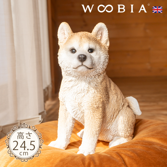 犬 置物 ガーデニング 雑貨 ガーデン オーナメント オブジェ 〔 秋田犬 猫 庭 ペット WooBia : wb0025 :  光るインテリアのHAPPY JOINT - 通販 - Yahoo!ショッピング