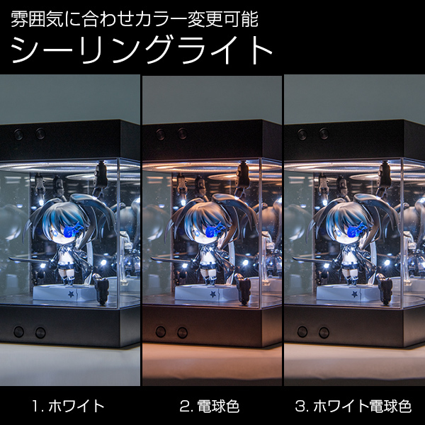 コレクションケース アクリル ターンテーブル ミラー 