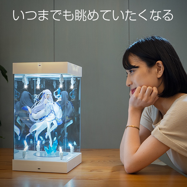 コレクションケース アクリル ターンテーブル ミラー 