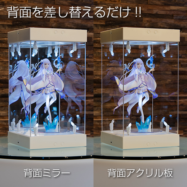 【専用】トレーディングフィギュア用　アクリル製　コレクションケース STAGE360用 背面アクリル板 Mサイズ コレクションケース