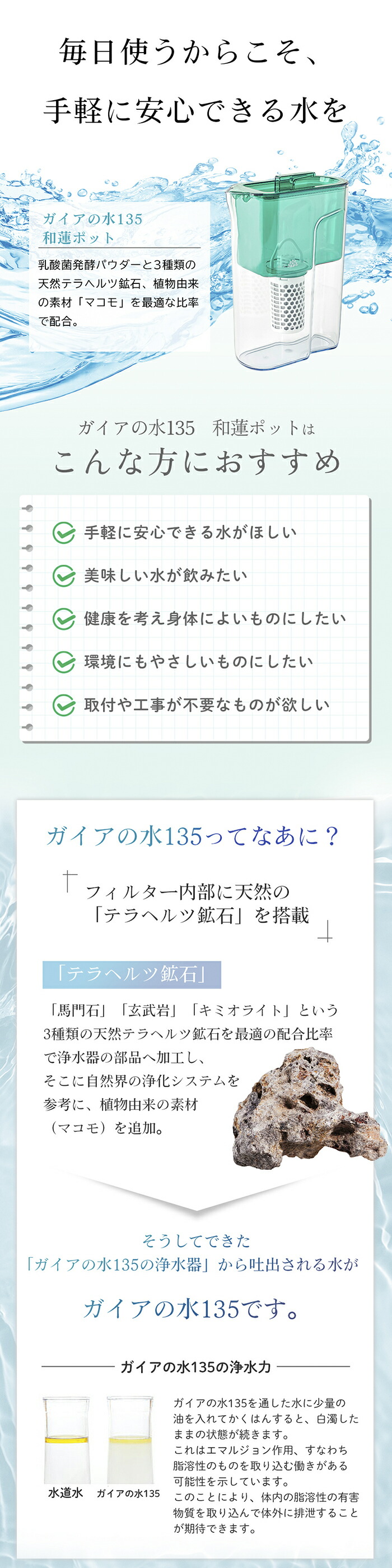 正規代理店】ガイアの水135 2個 和蓮ポット カートリッジ カードリッジ