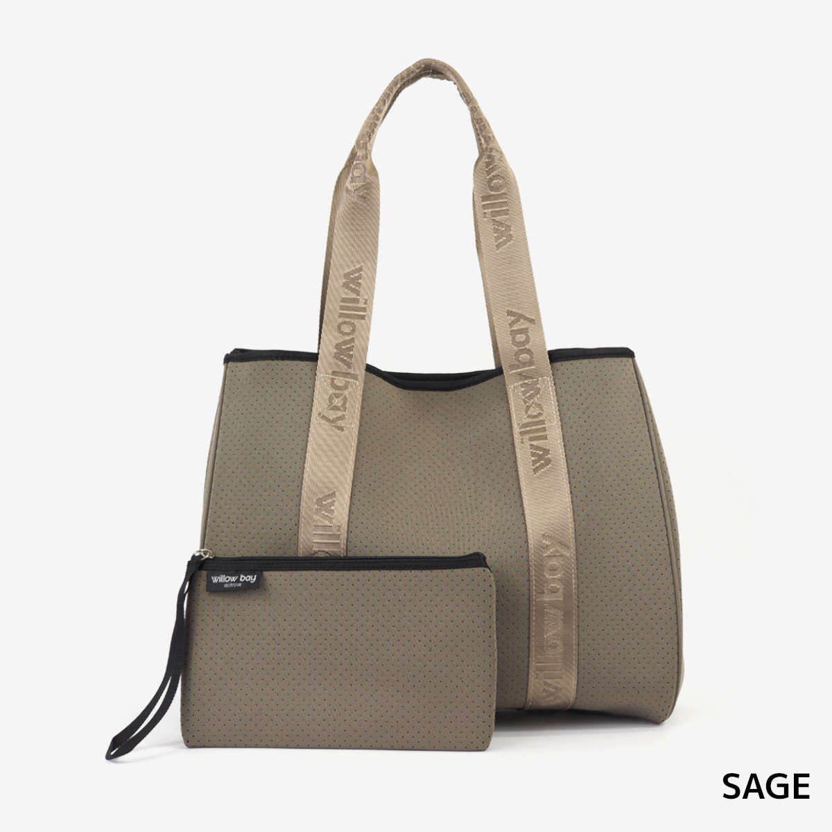 WILLOW BAY ウィローベイ 正規代理店 別注 DAYDREAMER BRANDED デイドリーマー ブランデッド ネオプレン トートバッグ レディース オーストラリアの画像