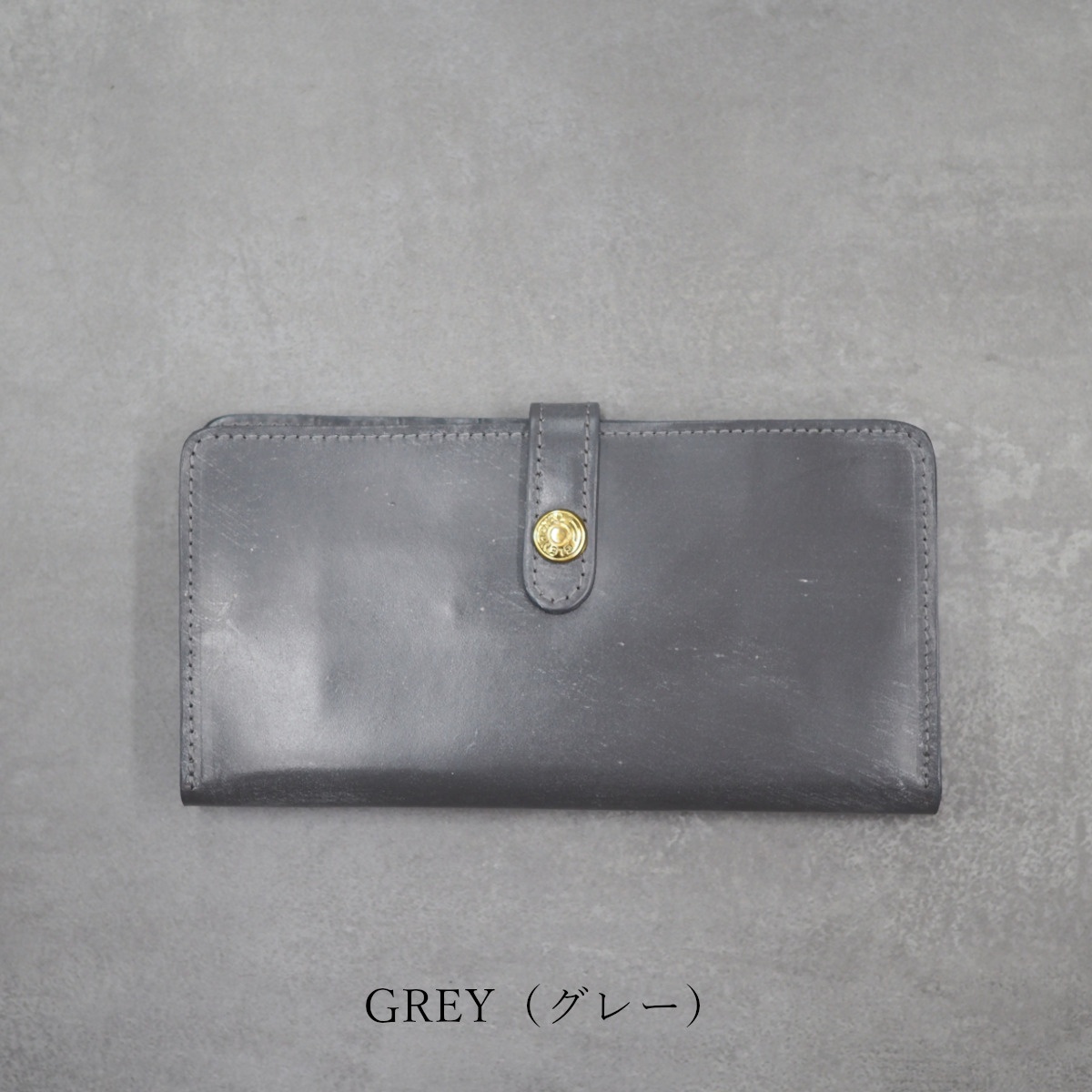 GLENROYAL グレンロイヤル 6178 ROUND LONG PURSE ラウンドロングパース フラップ 長財布 二つ折り