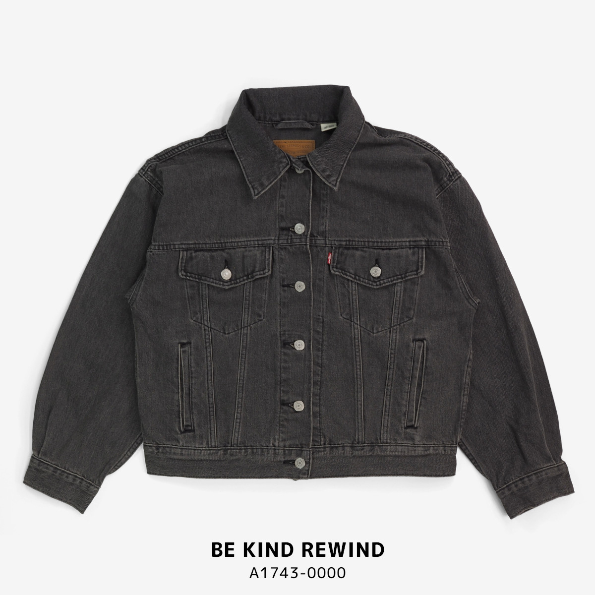 Levi's ブラックデニムジャケット Sサイズ Levi's（リーバイス） 【ウィメンズ】 A1743 90S TRUCKER トラッカー