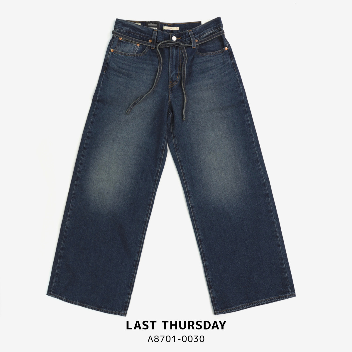 Levi's（リーバイス） 【ウィメンズ】 A8701 XL STRAIGHT 紐ベルト