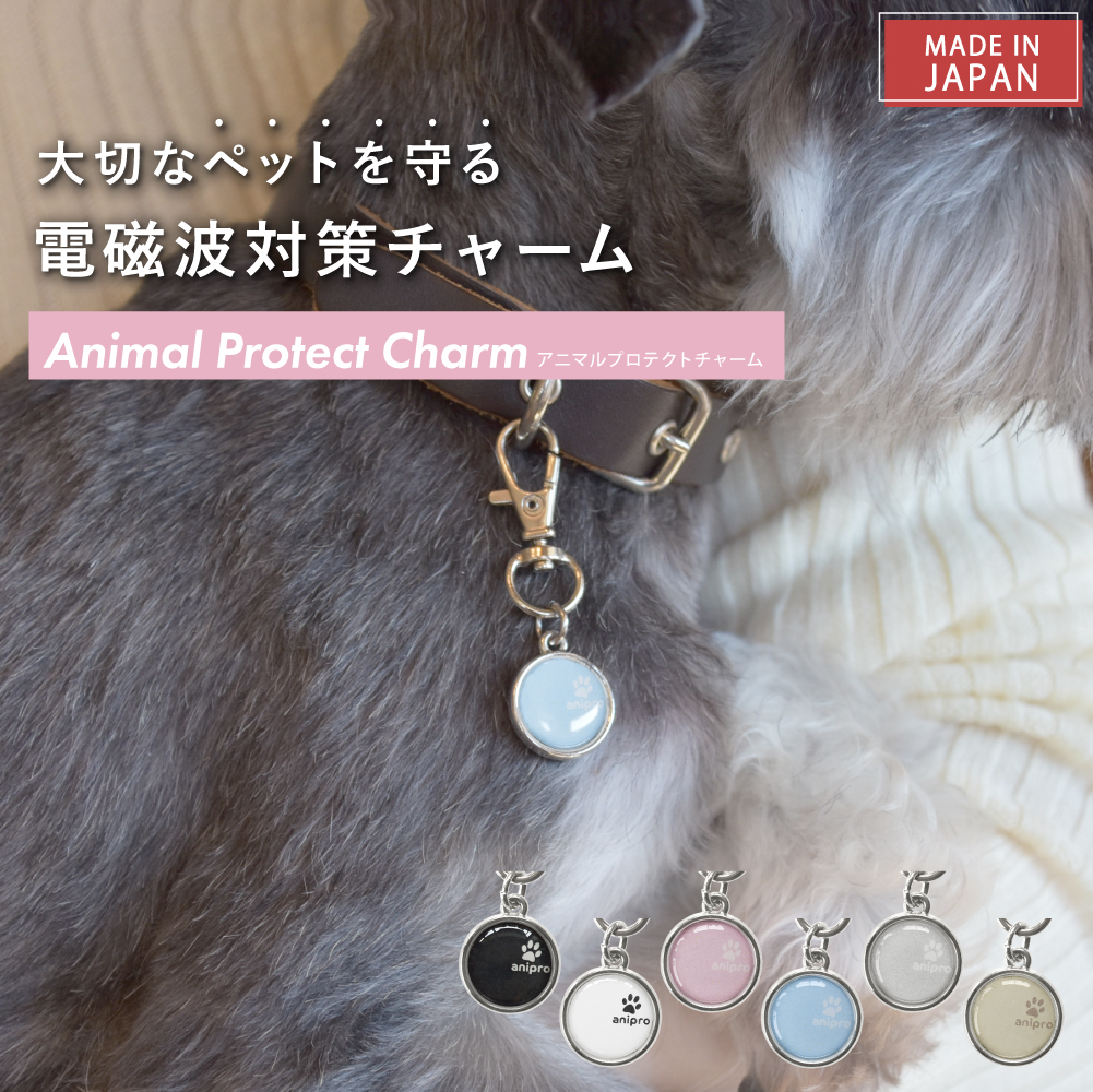 電磁波対策 チャーム animal protect charm 電磁波 電磁波防止 電磁波対策グッズ 電磁波防止グッズ 5g 対策 防止 ペット 犬 猫 アクセサリー 送料無料