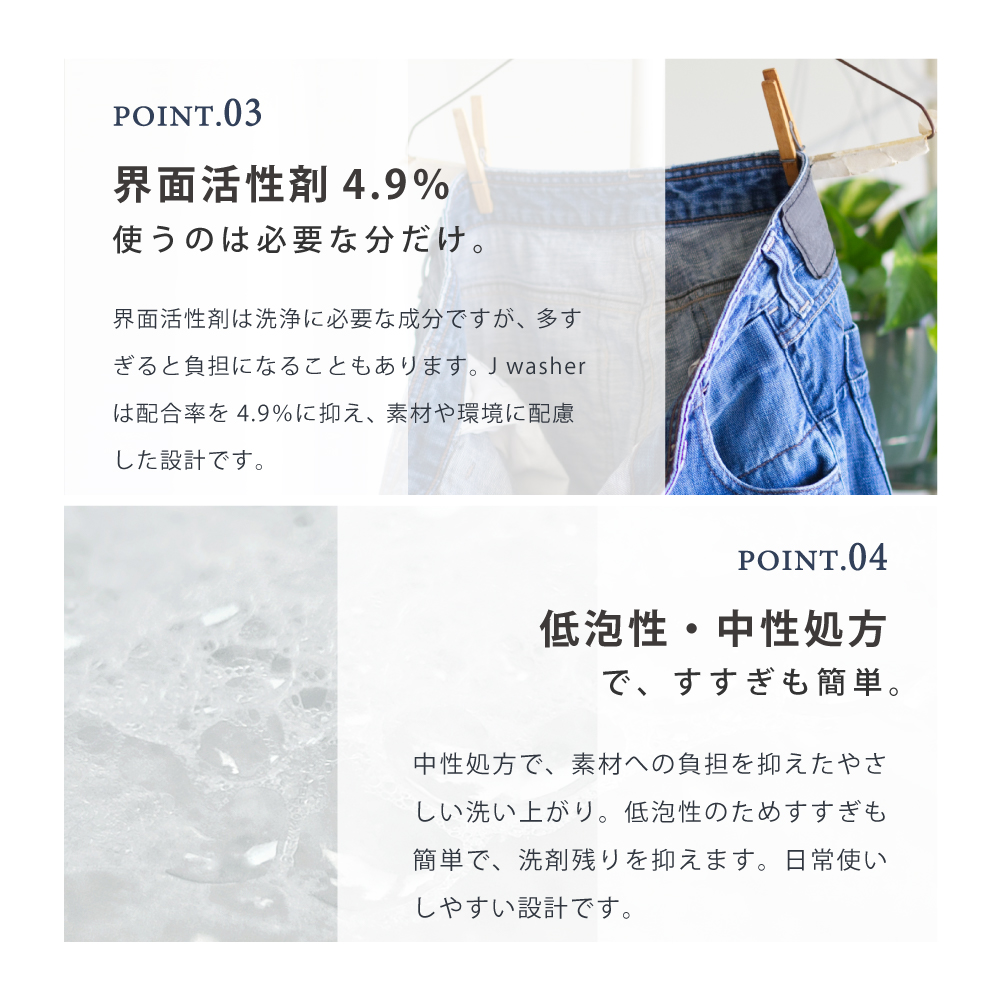 HAPPY TALK（ハッピートーク） デニム用 洗剤 J-Washer 1000ml