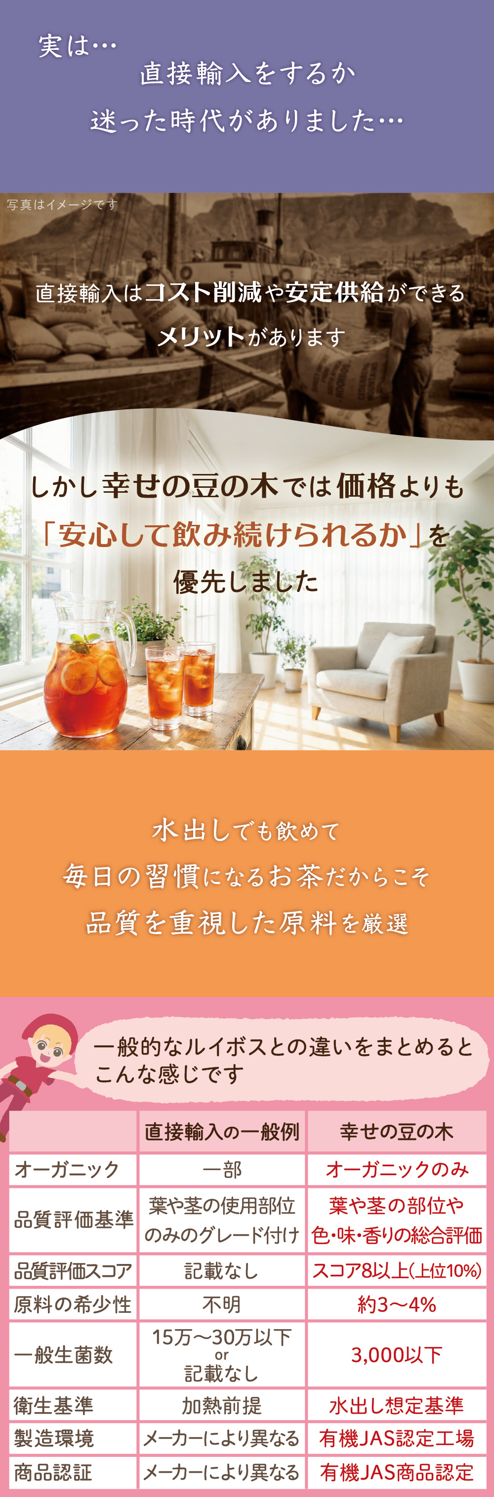 実は直接輸入しようとしたけど品質の良さを優先しました