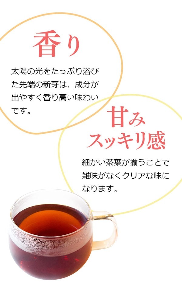 香りと甘み・スッキリ感