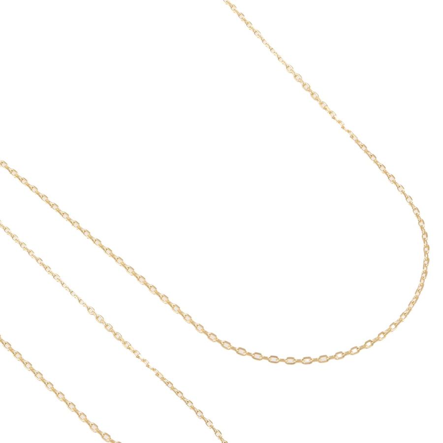 ネックレス チェーン K18 YG 18金 イエロー ゴールド レディース