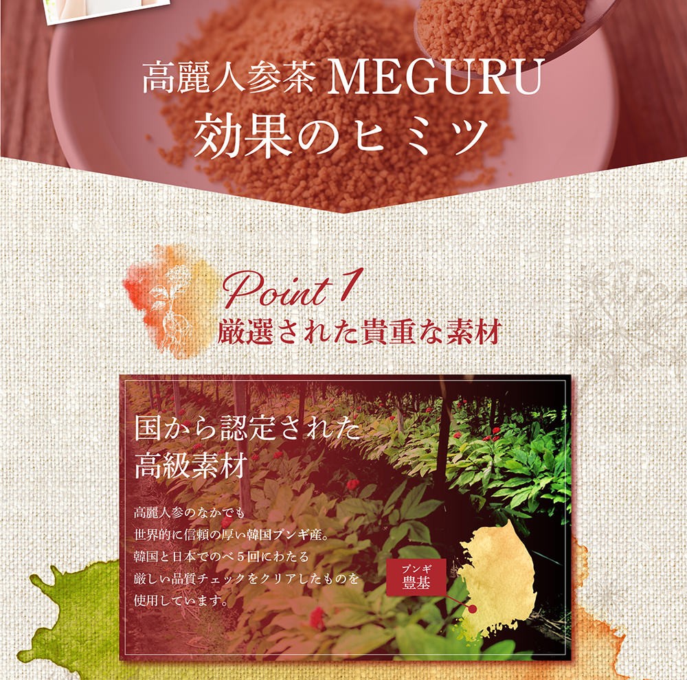 528高麗紅参茶 MEGURU 送料無料 高麗人参茶 1箱30包 メグル 健康食品 免疫力アップ 体温アップ 妊活 更年期  :528meguru-01:しあわせ家族生活 - 通販 - Yahoo!ショッピング