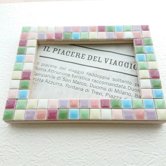 フォトフレーム タイル 写真立て フォトスタンド : ハッピーグッツ