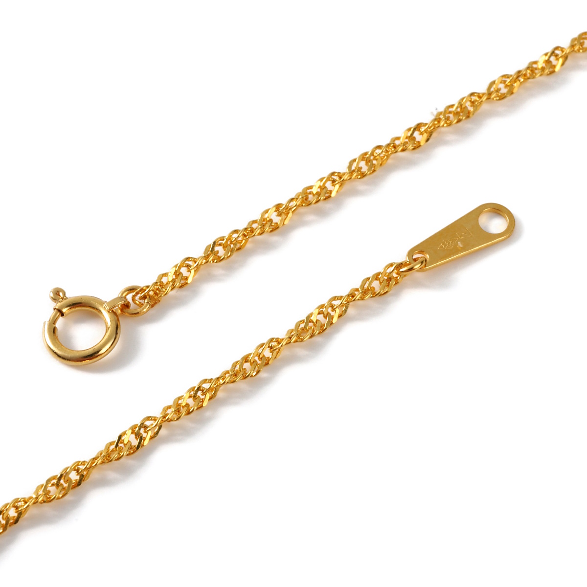 純金 ネックレス スクリュー チェーン 42.5cm 幅1.8mm 造幣局