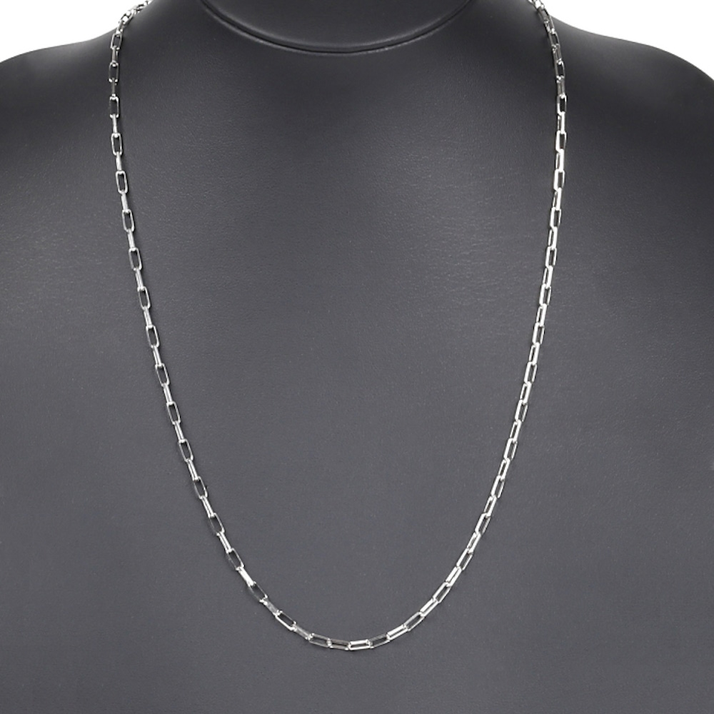 プラチナ ネックレス チェーン ミラーノ 60cm レディース メンズ