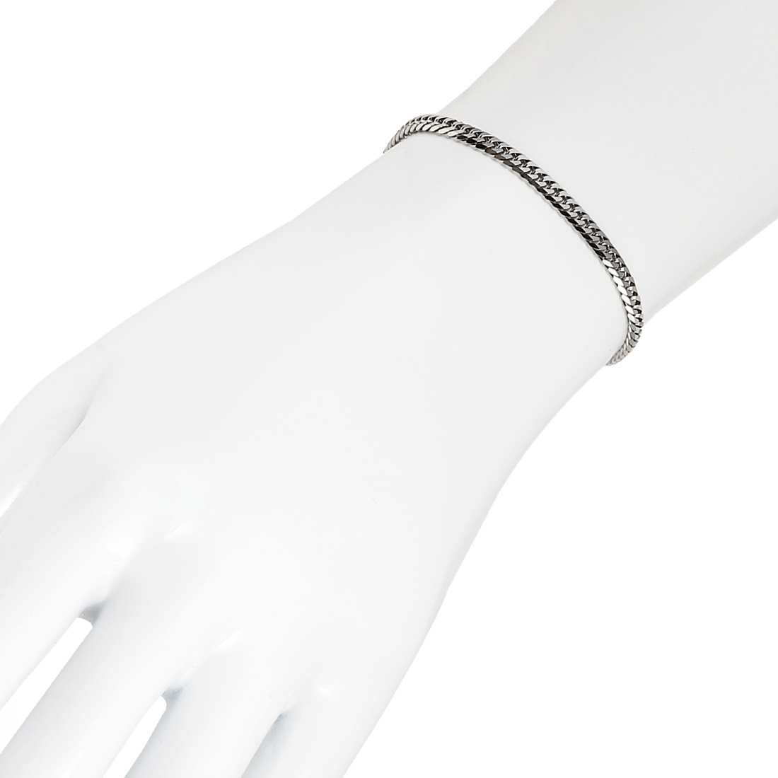 プラチナ 喜平ブレスレット 6面ダブル 10g 18cm 造幣局検定