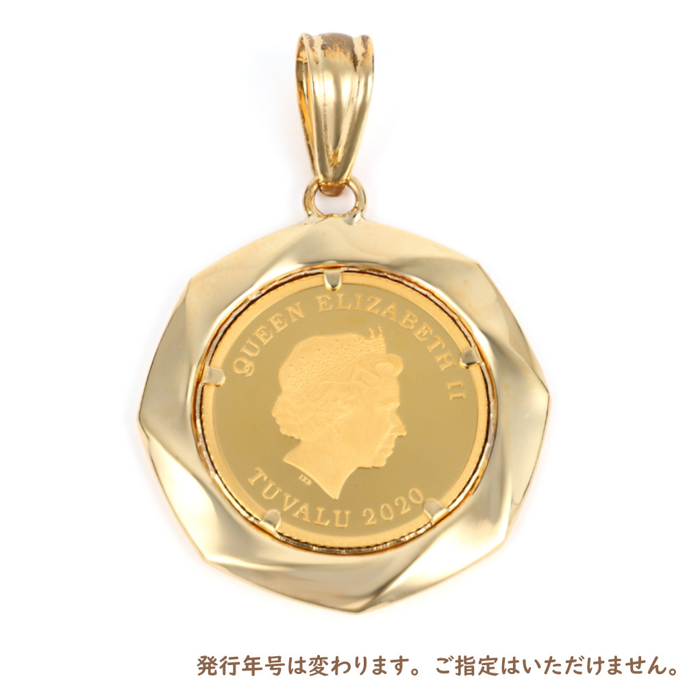 エンジェル　メン　30ml メタル 純金 K24 ペンダントトップ エンジェル 1/10oz メンズ