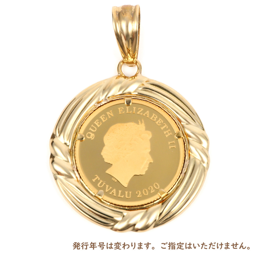 純金 K24 ペンダントトップ エンジェル 1/10oz メンズ レディーズ