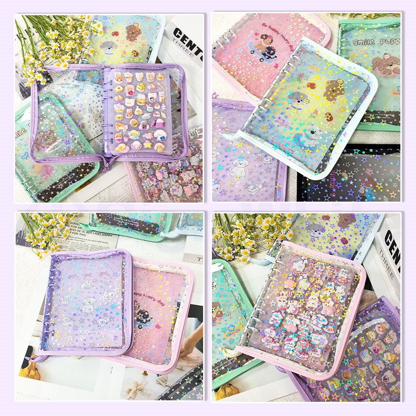 A5サイズ2026最新タイプ】 シール帳 A5 バインダー 大きめ シール帳