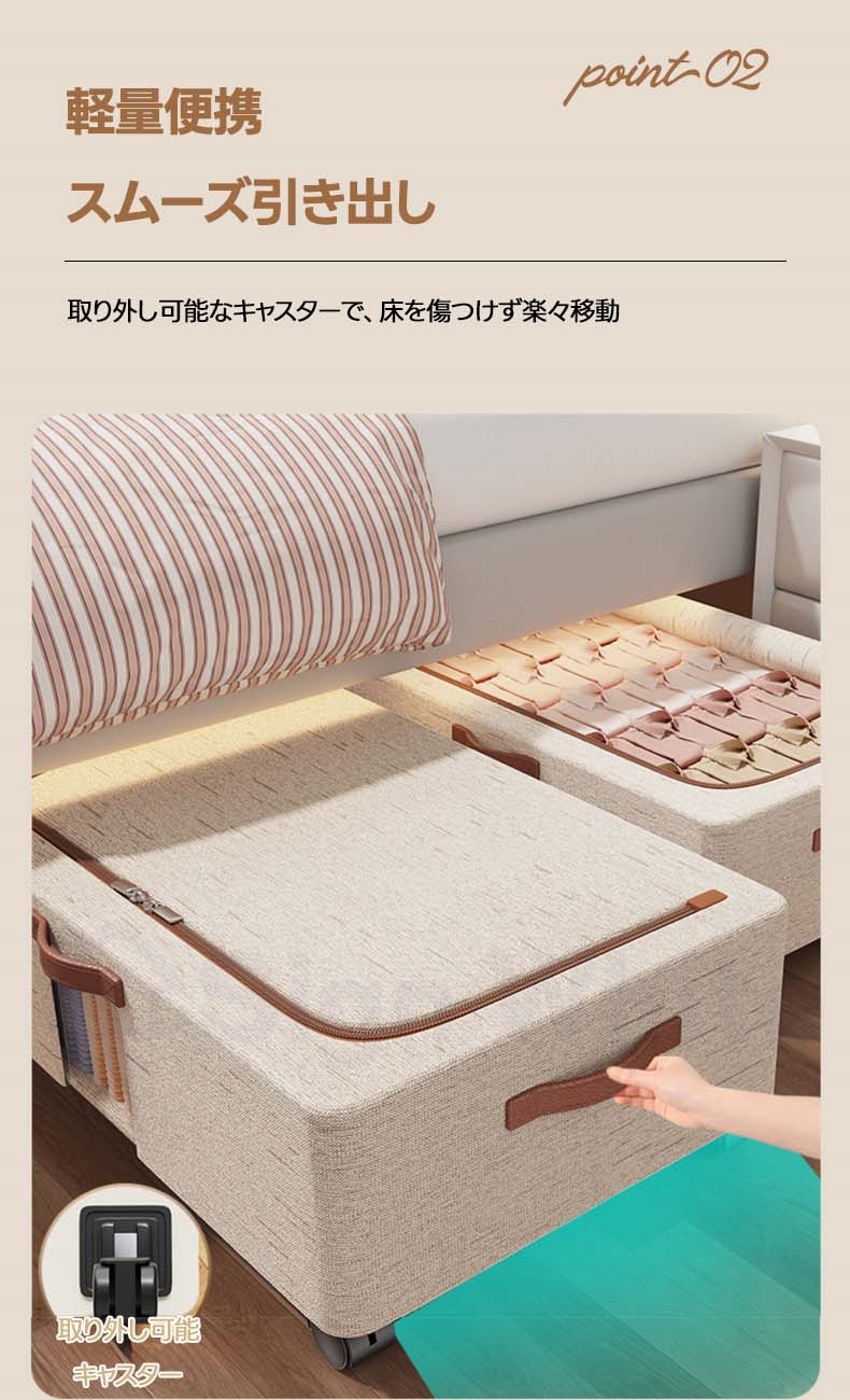 ベッド下収納ボックス