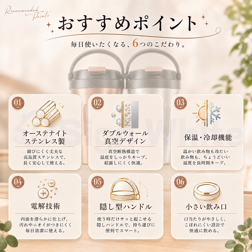 タンブラー コーヒー TYESOタンブラー 蓋付き 持ち運び こぼれない コーヒー タンブラー 保温 保冷 おしゃれ マグ ジャグ コーヒー オフィス ステンレス製 水筒 関連画像3