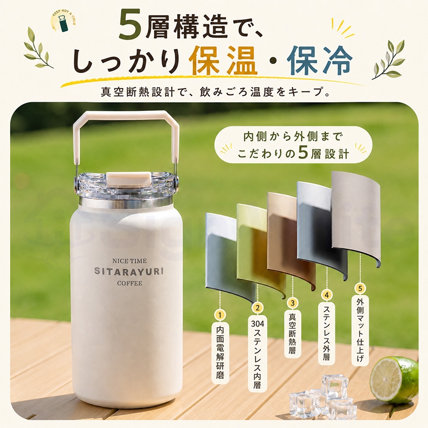 水筒 大容量 