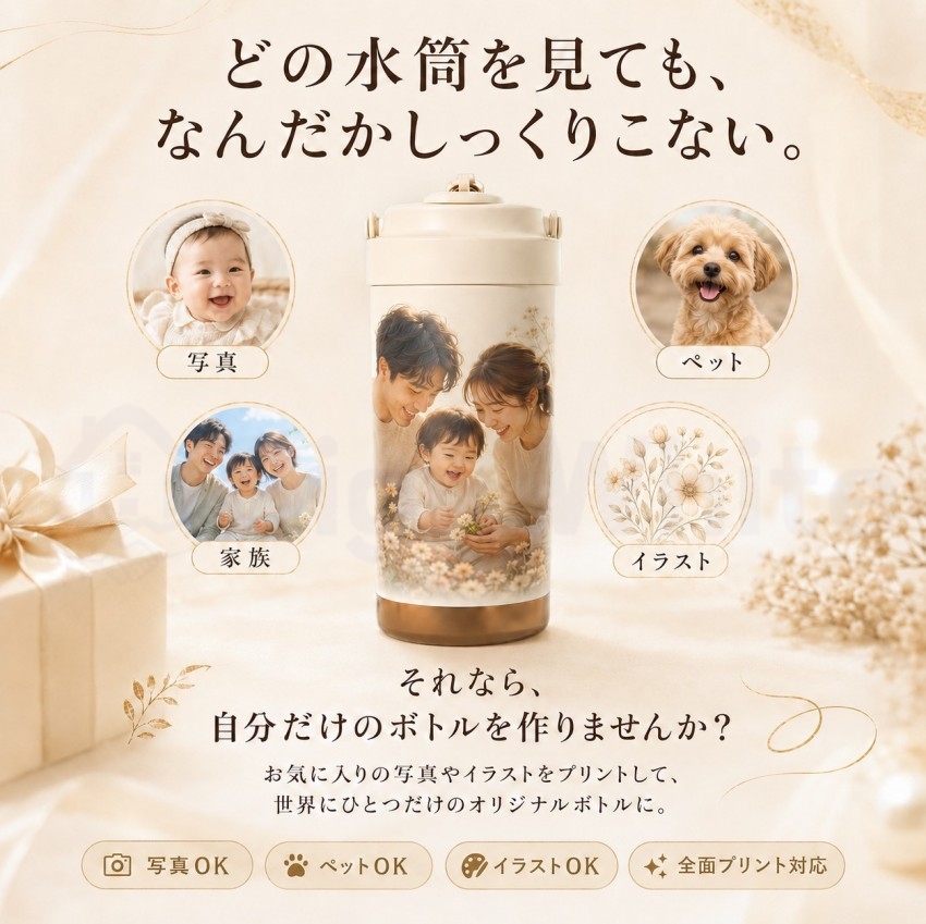 タンブラー 写真入り オーダーメイド 500m...の詳細画像2