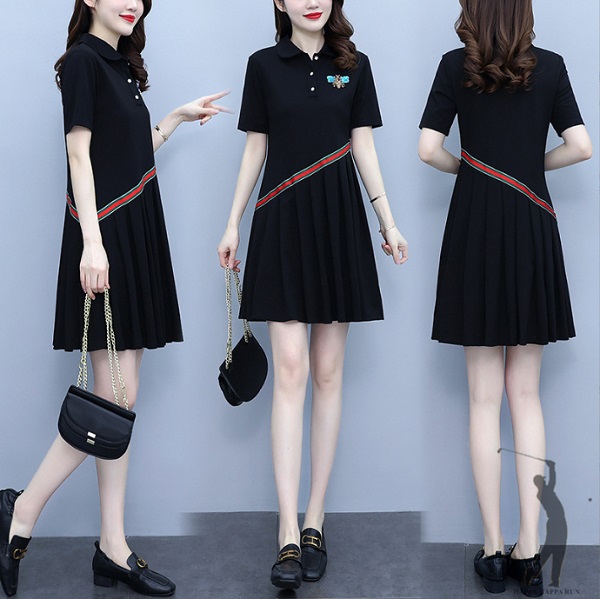 100 品質 ゴルフウェア ポロワンピース レディース 大きいサイズ 3l Ll 夏 40代 50代 オーバーサイズ テニスウェア 運動着 半袖 母の日 贈り物22新品 Originaljustturkey Com