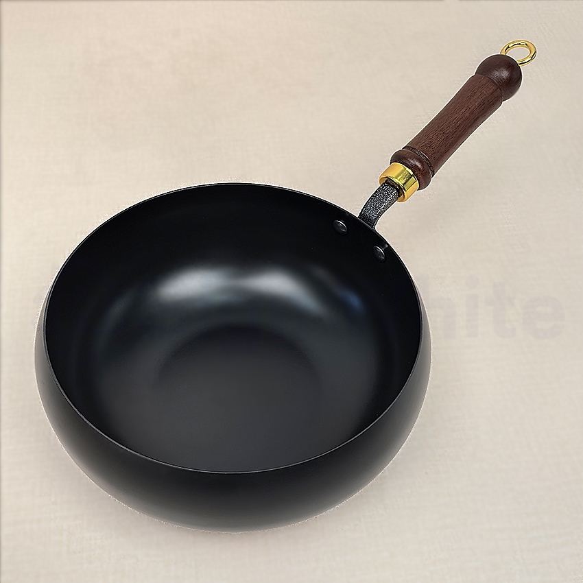 中華鍋 炒め鍋 手作り鉄鍋 フライパン 深型炒め鍋